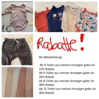 Babykleidung Gr 56-92 Rabattaktion, Kleiderpaket Leipzig - Leipzig, Zentrum-Nord Vorschau