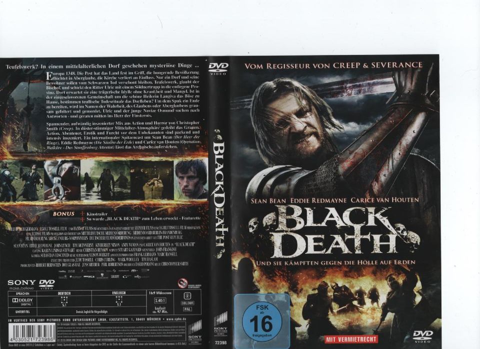 Black Death DVD Sean Bean in Neuburg (Nordwestmecklenburg)