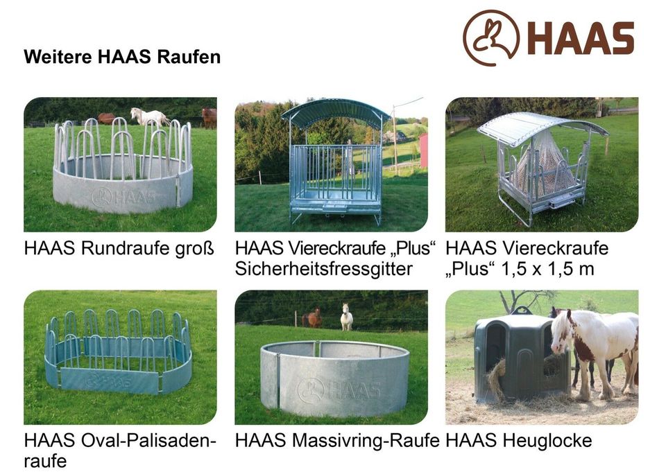 HAAS Futtersparnetz 2,8 x 2,8 m / Maschenweite 4,5 cm in Nümbrecht