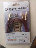 Oehlbach 1 m Subwoofer Kabel neu Nordrhein-Westfalen - Büren Vorschau