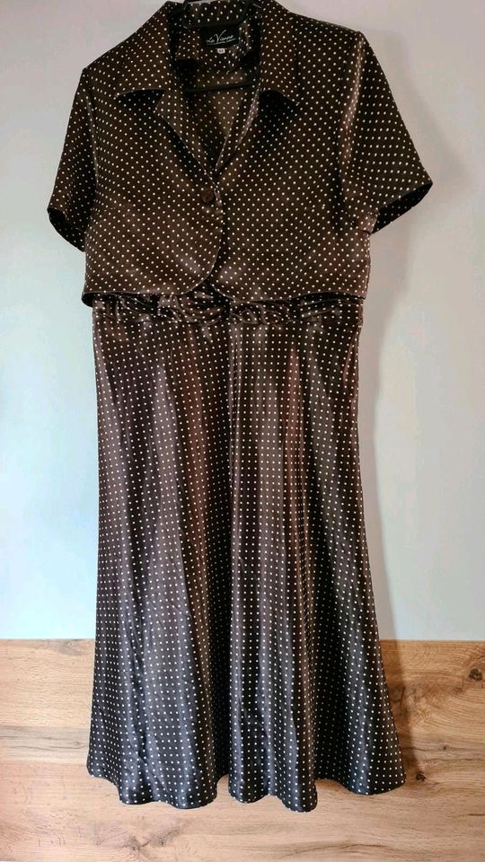 Damen Sommer Set Kleid+Bolero Dots La Vienne Gr.44 XXL Einschulun in Darmstadt