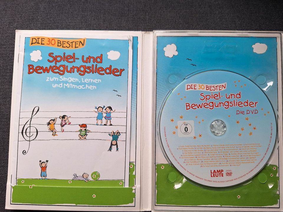 DVD Die 30 Besten Spiel-und Bewegungslieder Kindergarten in St. Wendel