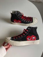 Chucks All Star Comme de Garcon 43 All Star Schwarz Rot Tunrschuh Wandsbek - Hamburg Marienthal Vorschau