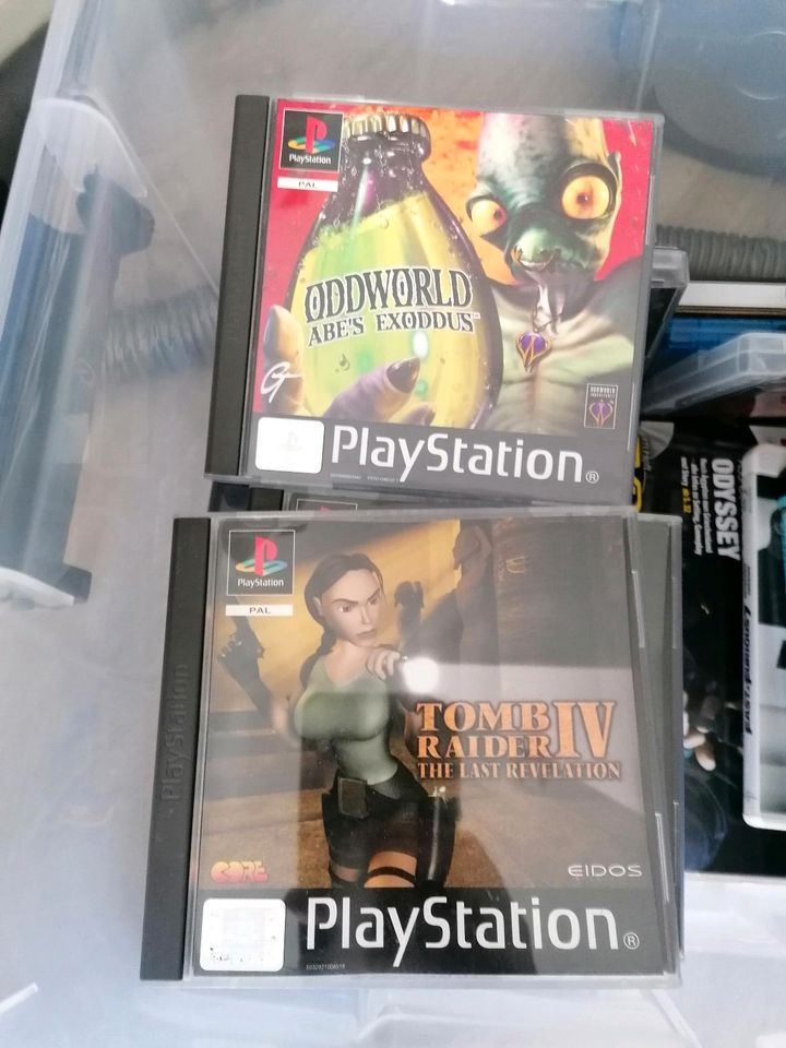 Playstation 1,Classic Spiele, Tomb Raider Oddworld1&2 in Berlin