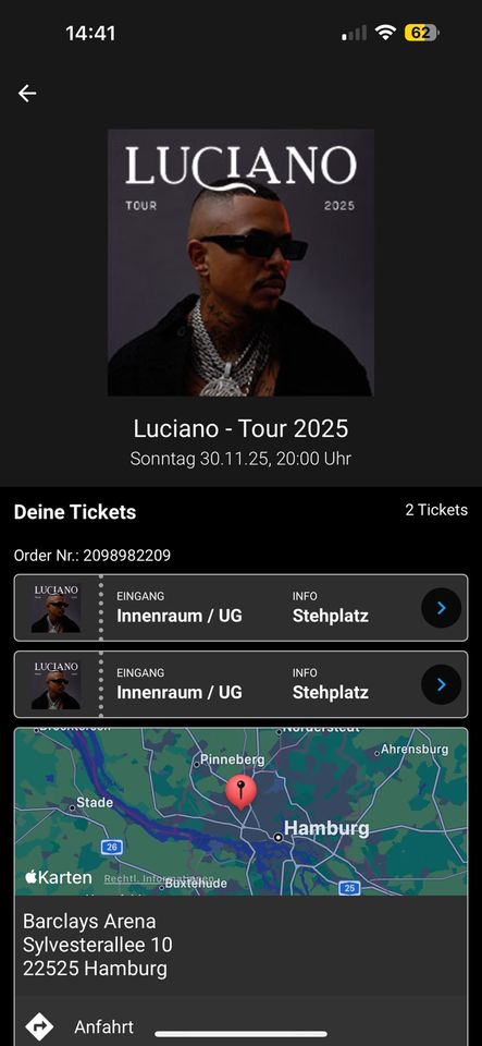 Luciano Tour 2025 Tickets in Neu Wulmstorf