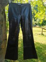 Hose Schlag Bootcut Veganleder Aubergine Lila Gr.40 Dresden - Löbtau-Nord Vorschau