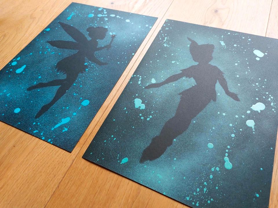 Acrylbilder, Peter Pan & Tinkerbell, Kinderzimmer Deko in Versmold