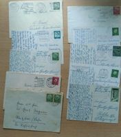10 gelaufene Ganzsachen aus der frühen BRD Postkarten und Briefe Nordrhein-Westfalen - Gelsenkirchen Vorschau