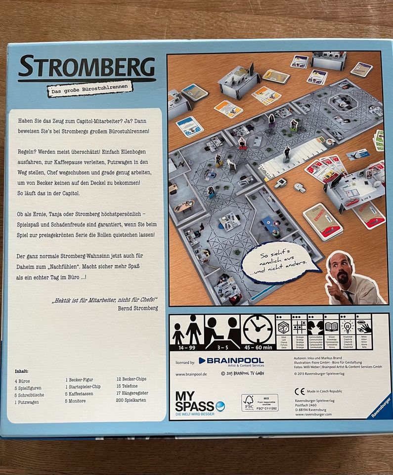 Stromberg - Das Spiel „Das große Bürostuhlrennen“ in Ebersdorf