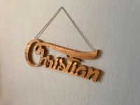 Namensschild Türschild Schriftzug aus Holz (Eiche) 35,- €* Bayern - Rosenheim Vorschau