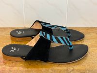 V1969 Italia Zehentreter Sandalen Leder Fell Gr.38 Niedersachsen - Lehre Vorschau