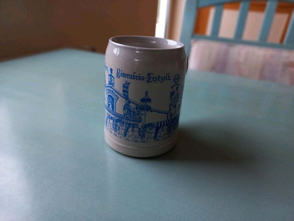 Bierkrüge Steingut/Keramik 8 Stück 0,5 Liter( auch Einzelverkauf) in Grebenstein