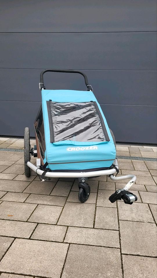 Croozer Kid plus for 2 gefedert Fahrradanhänger in Hepberg