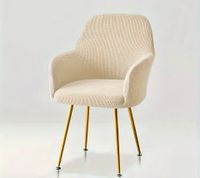 4 Stuhl Bezüge Samt für Armlehnen Stühle beige Creme weiß neu Baden-Württemberg - Rottweil Vorschau