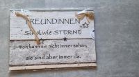 Dekoschild aus Holz „Freundinnen sind wie Sterne...“ von etsy zu Nordrhein-Westfalen - Verl Vorschau