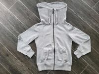 grauer Jacke, Sweatjacke, Strickjacke mit schönem Kragen Gr. M Brandenburg - Havelaue Vorschau