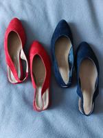 Schuhe rot und blau Hessen - Rodgau Vorschau