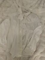 Orsay Vintage Bluse mit Details Gr. 38 weiß mit Rüschen Hamburg-Mitte - Hamburg St. Georg Vorschau