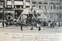 Postkarte "Berlin - Neptunbrunnen auf dem Schloßplatz" 1907 Oschersleben (Bode) - Oschersleben Vorschau