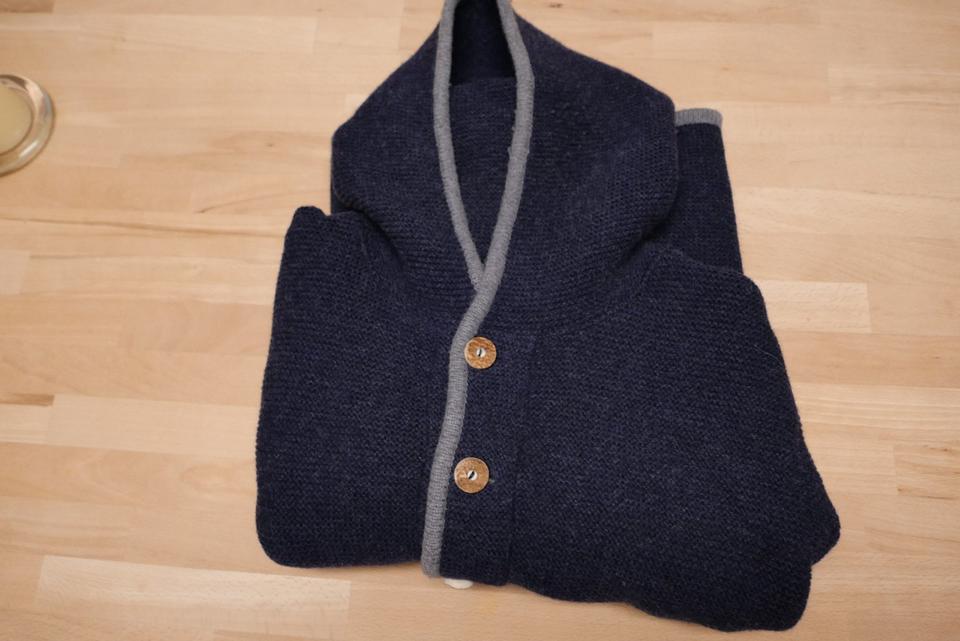 LIEBLING Strickjanker Thomas II Navy/Anthrazit HERREN in Penzberg