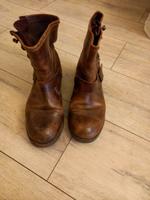 Buffalo Boots Leder braun seitliche Schnürung Altona - Hamburg Ottensen Vorschau