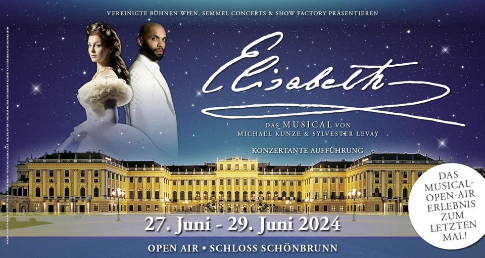 2 Tickets für ELISABETH - Das Musical, Wien, 29.06.24 in Köln