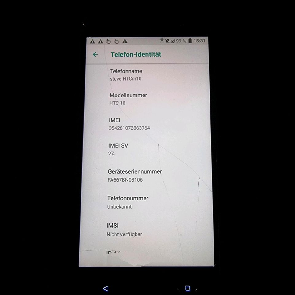 Handy HTC M10 in Auleben