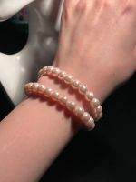 Perlen Armband doppelt rosa Berlin - Tempelhof Vorschau
