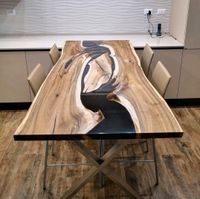 Epoxidharztisch Vollholz Tisch Epoxy River Table Esstisch Küche Baden-Württemberg - Konstanz Vorschau