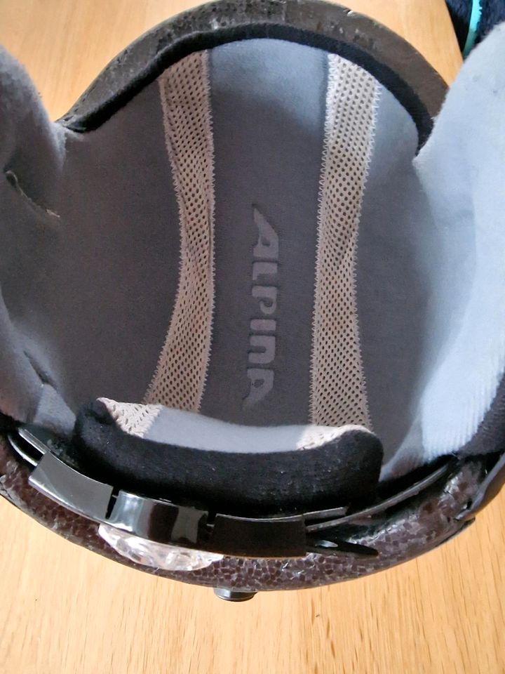 Kinder Skihelm Alpina Carat 51-55 cm, extra leicht 335 g in Tuntenhausen