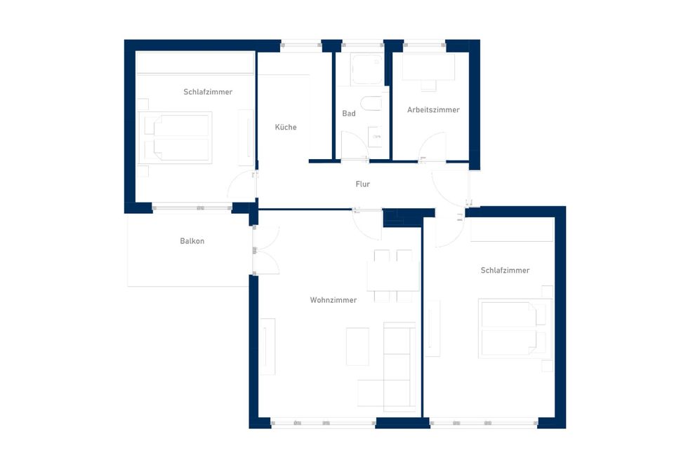 24 Monate Nebenkostenfrei! Exklusive 3,5-Zimmer Wohnung mit neuer Einbauküche in ruhiger Lage in Berlin