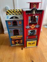 Feuerwehr-Station von Kids Craft. Auch für playmobil nutzbar. Bremen - Schwachhausen Vorschau