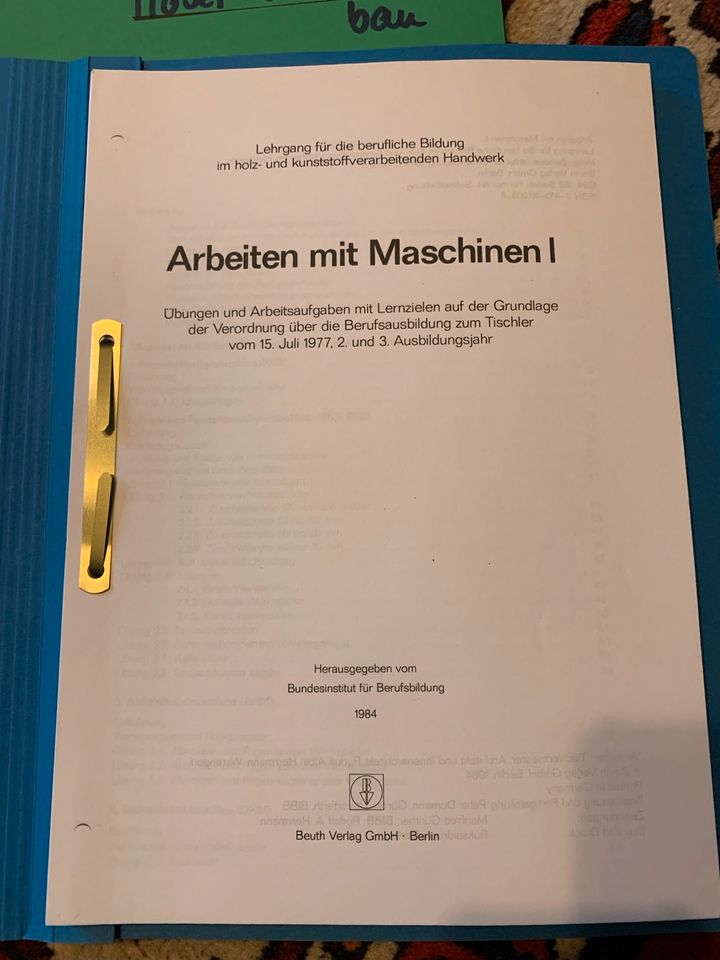 Tischler Fachbücher Lehrgang berufliche Bildung in Kassel