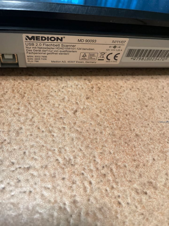 MEDION° MD 90093 USB 2.0 Flachbett Scanner in Berlin