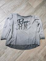 Soccx Langarmshirt grau mit Pailletten Gr. XXL Brandenburg - Havelsee Vorschau