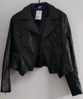 Schwarze Lederjacke in Größe 42 von H&M Niedersachsen - Goslar Vorschau