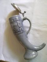 Bier-Horn mit Zinndeckel "Bayern" Kr. München - Unterhaching Vorschau