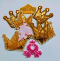 Prinzessin Krone  Paillettenkrone Patches mit Pailletten neu Saarbrücken-Halberg - Bischmisheim Vorschau