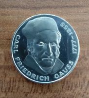 5 DM Silbermünze Carl Friedrich Gauss 1977 Bayern - Poppenricht Vorschau