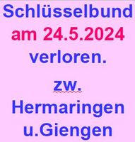 Schlüsselbund bei Hermaringen verloren, mit Gardena Anhäner Baden-Württemberg - Giengen an der Brenz Vorschau