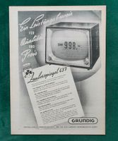 Grundig Zauberspiegel 437 Fernseher Reklame 1957 Niedersachsen - Danndorf Vorschau