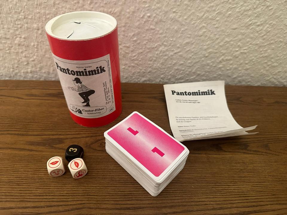 Pantomimik Vintage rar Kartenspiel Hanno Vonke Castor Fiber in Berlin