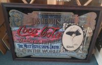 Coca Cola Spiegel Bild - Alt, groß, rar - 88x62cm Essen - Rüttenscheid Vorschau
