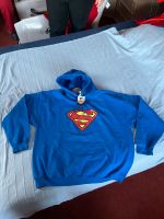 Superman Hoodie Pullover XL Original DC blau mit Logo Brandenburg - Bad Belzig Vorschau