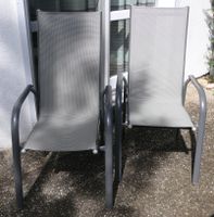 2 Garten- bzw. Terrassen-Stühle in anthrazit/grau Stuttgart - Uhlbach Vorschau