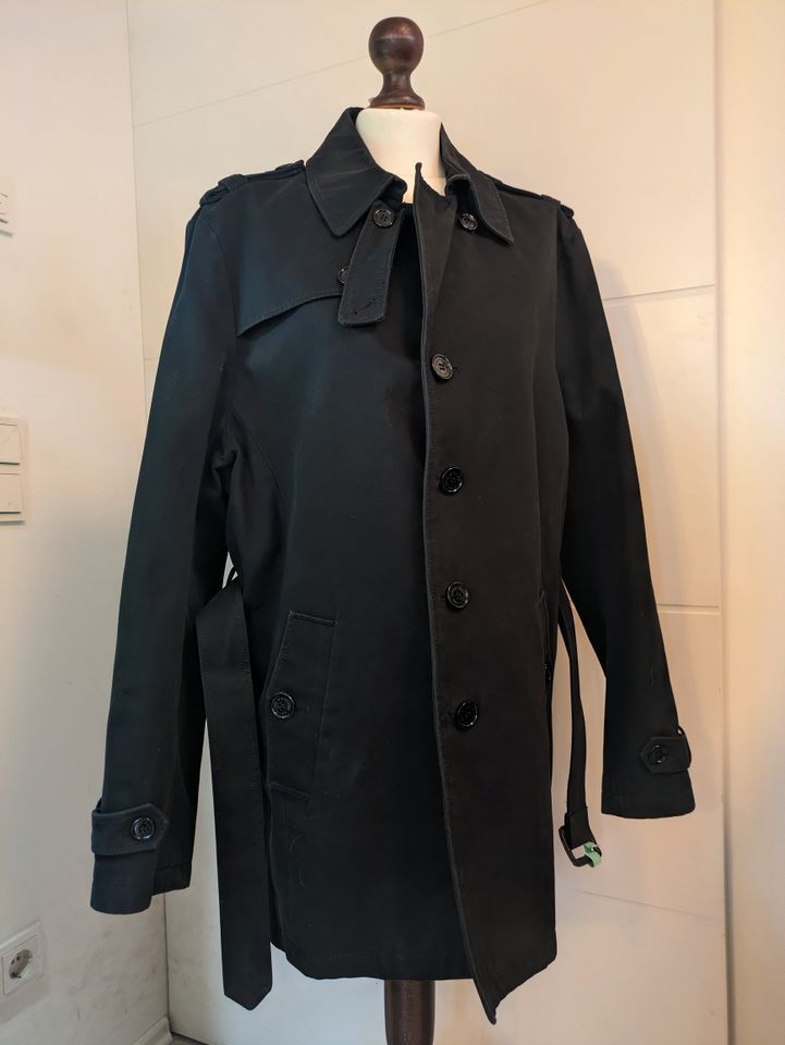 ❤️‍Selected Trenchcoat "Aron", Herren, schwarz, Größe XL❤️‍ in Kolbermoor