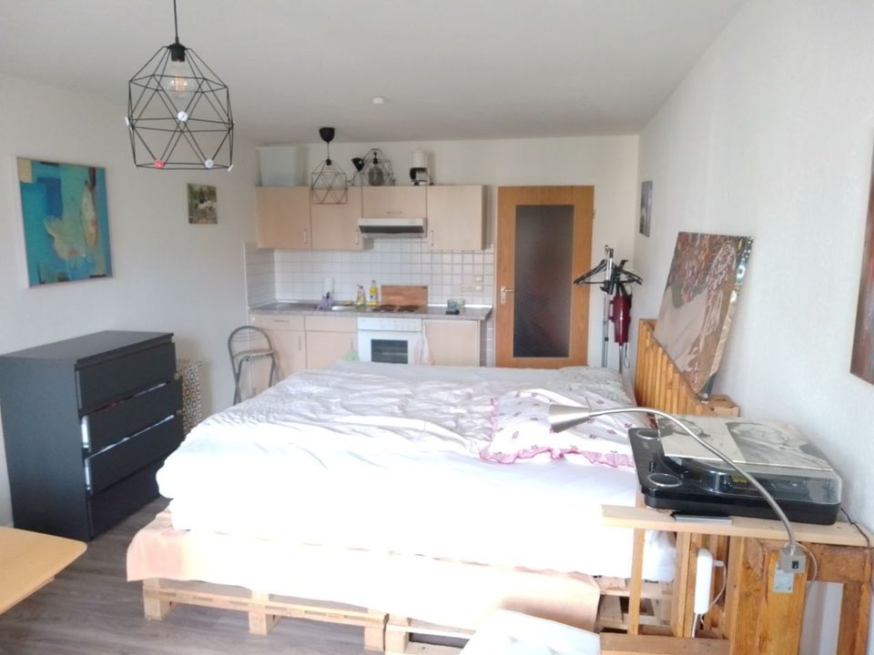 Bett - Paletten - 2m x 2m - gebraucht in Dresden