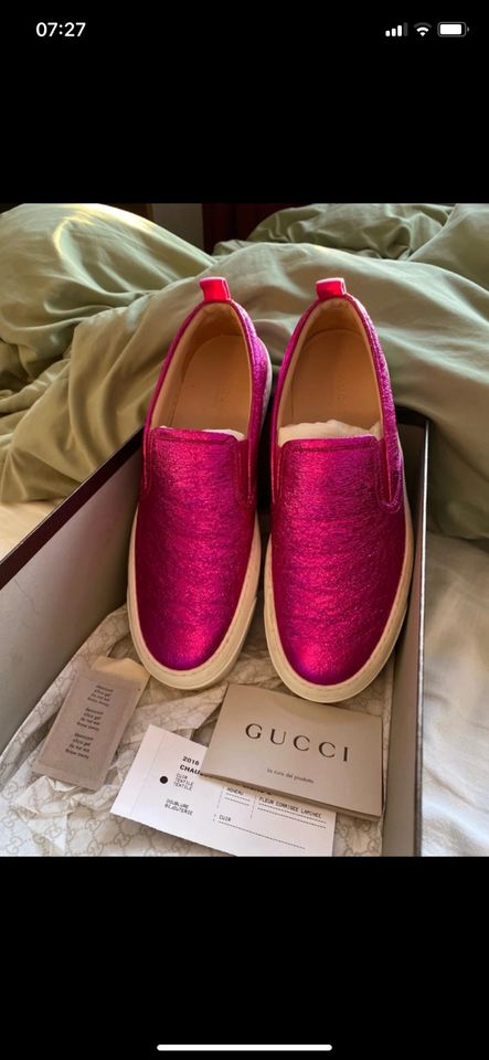 Gucci Slip On metallic pink in Leipzig