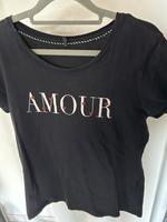 T-Shirt schwarz mit Aufdruck Größe L Only Hessen - Elz Vorschau
