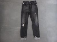 AMISU Jeans W26 black destroyed Used-Look Hose Hessen - Hainburg Vorschau